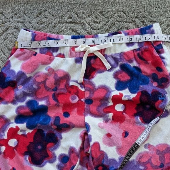 New JUICY COUTURE All over floral joggers Y2K pants Large @Y - Picture 11 of 11
